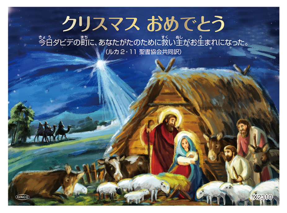 クリスマスカードX2310 | AVACO