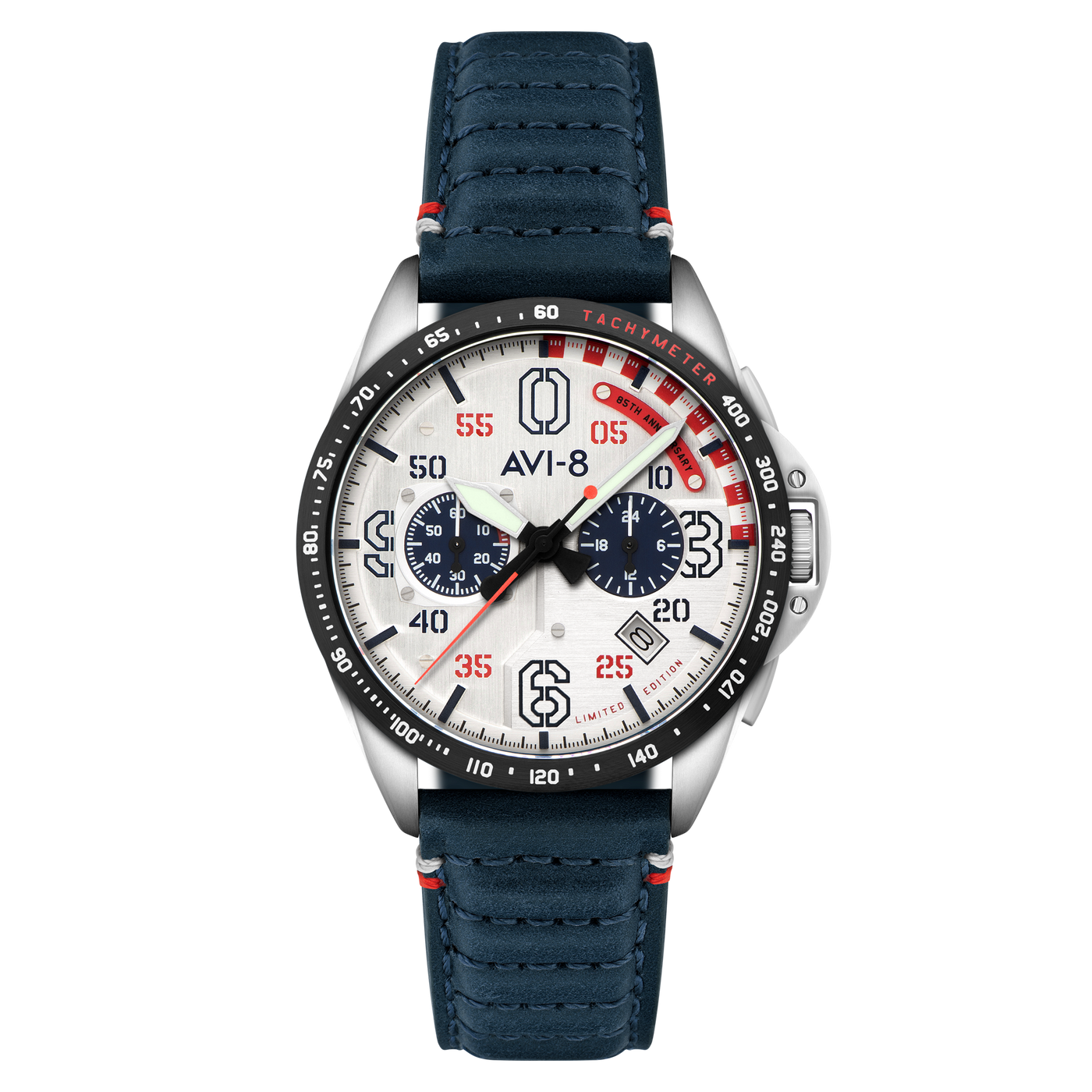 Slipstream Silver | P-51 Mustang Kindelberger Chronograph 85th