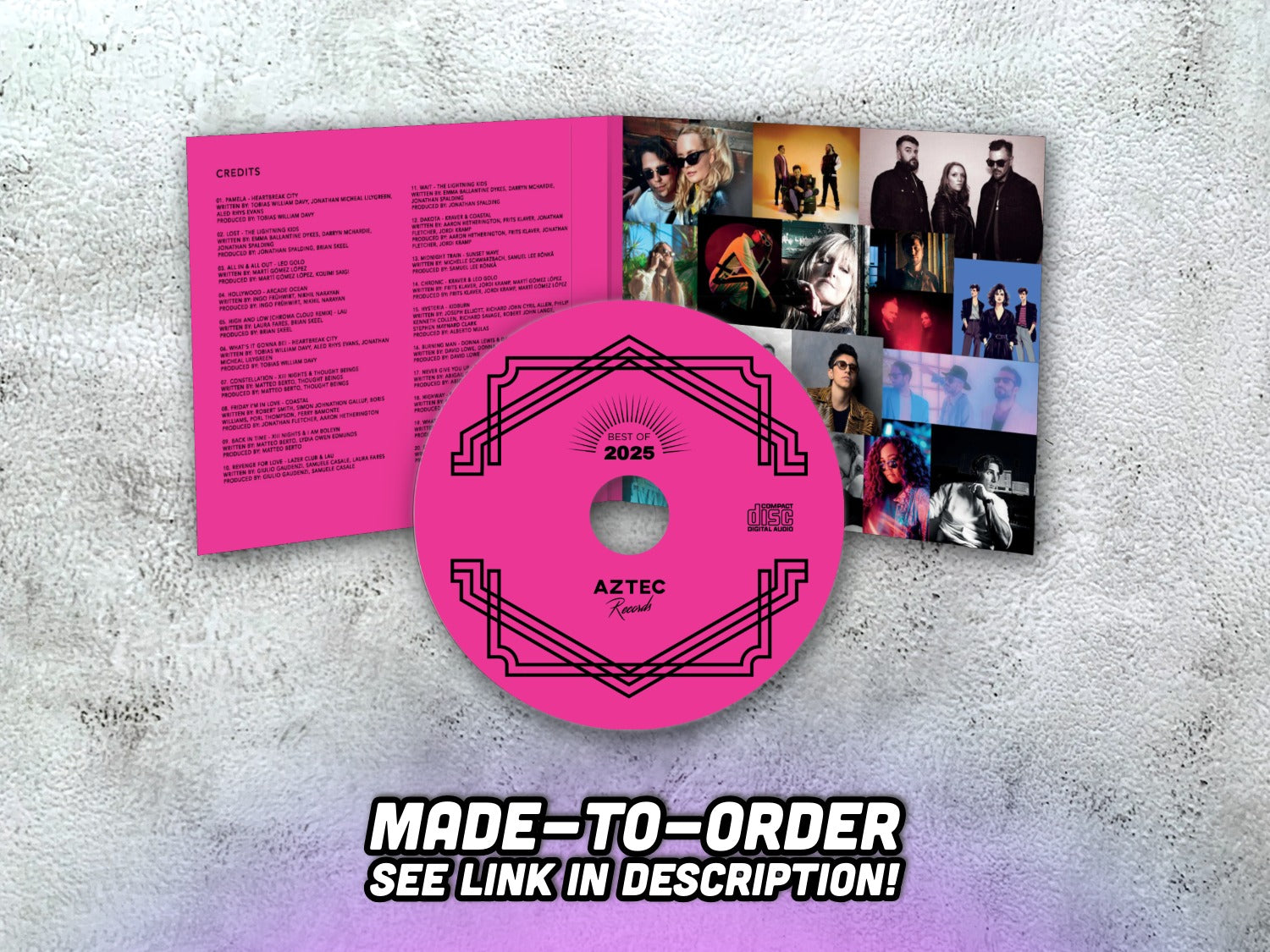 AZTEC RECORDS BEST OF 2025 - CD-R (made-to-order, see description