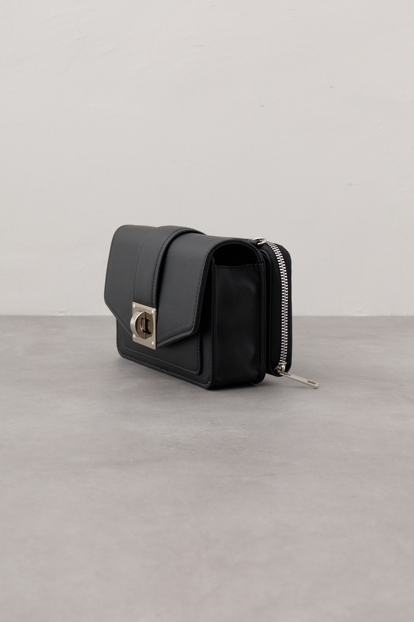 ターンロックフラップウォレットバッグ｜WOMEN｜250HAB55-051E｜AZUL