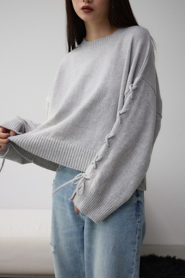 スリーブレースアップニット｜WOMEN｜250HAB70-529I｜AZUL BY MOUSSY