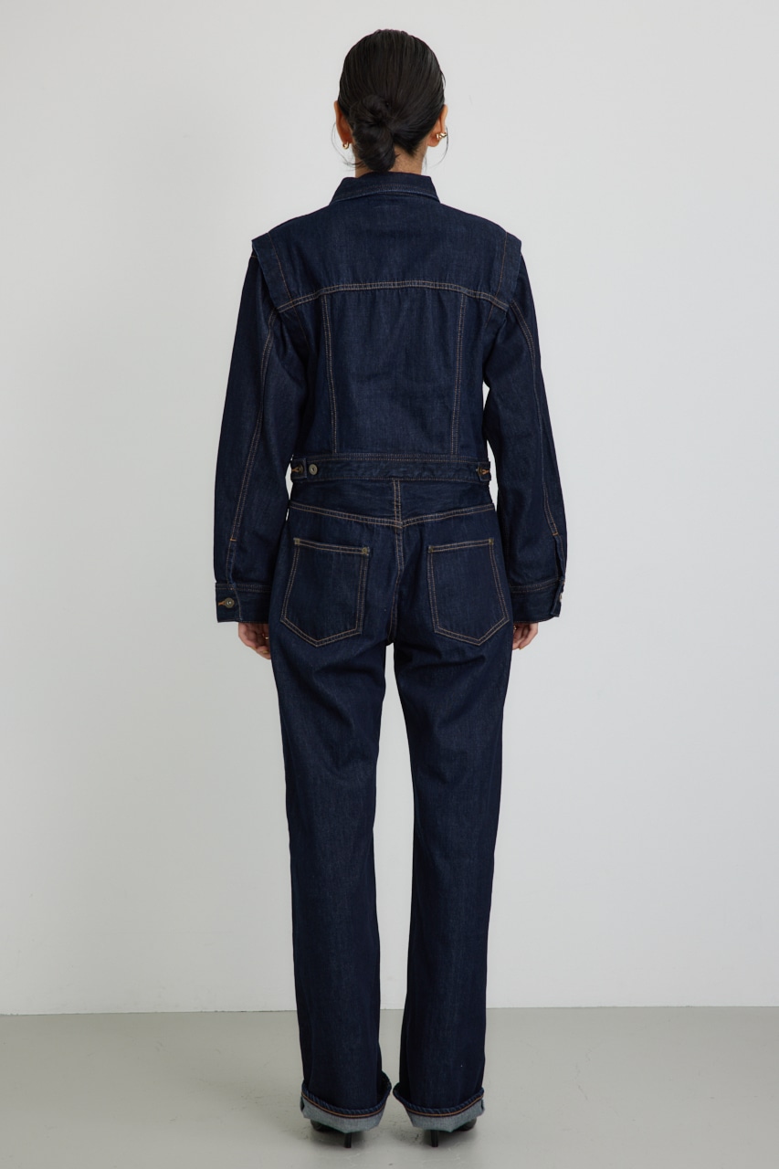 PLUS】2WAYデニムジャンプスーツ｜WOMEN｜250HAP13-183I｜AZUL BY
