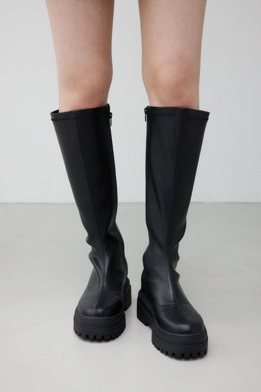 ストレッチ美脚ロングブーツ｜WOMEN｜250HAT55-165G｜AZUL BY MOUSSY