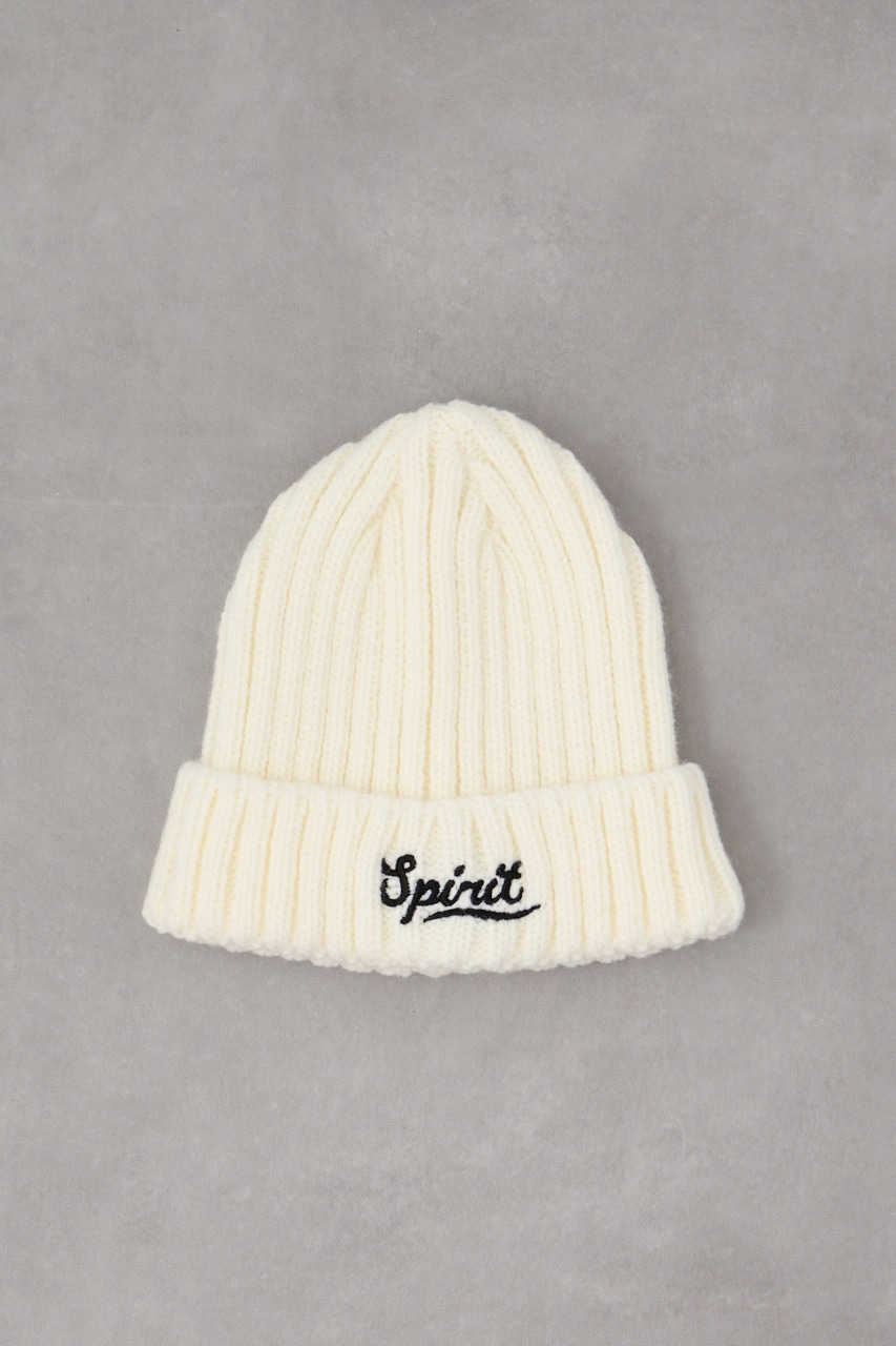 ロゴ刺繍リブニットワッチ｜MEN｜251HAB56-236I｜AZUL BY MOUSSY