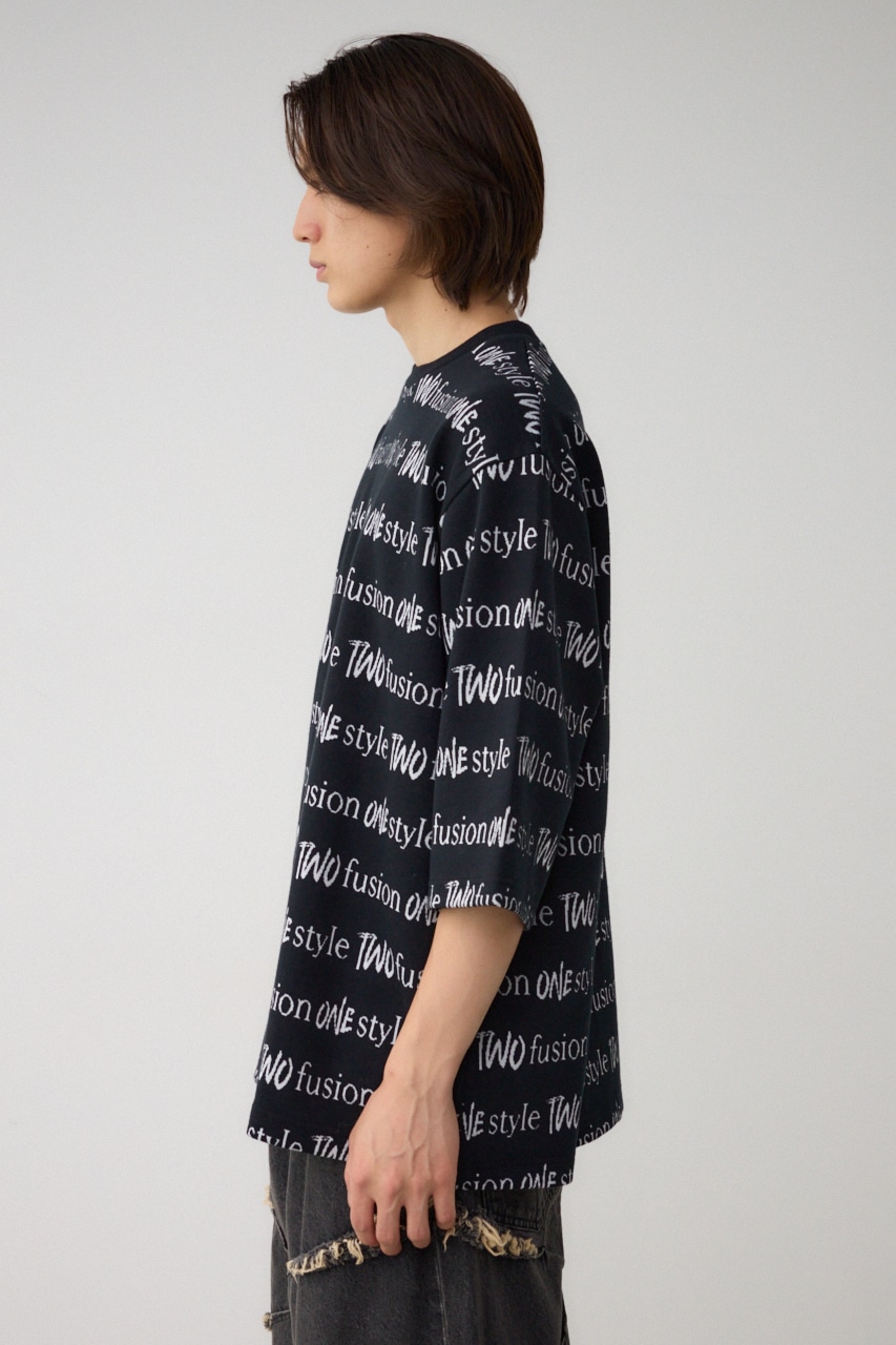 ジャガード総柄7分袖トップス｜MEN｜251HAC90-074G｜AZUL BY MOUSSY