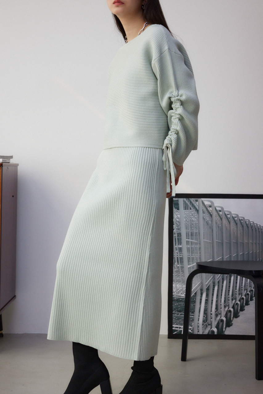 レイヤードセットドローストリングニットワンピース｜WOMEN｜250HSF73