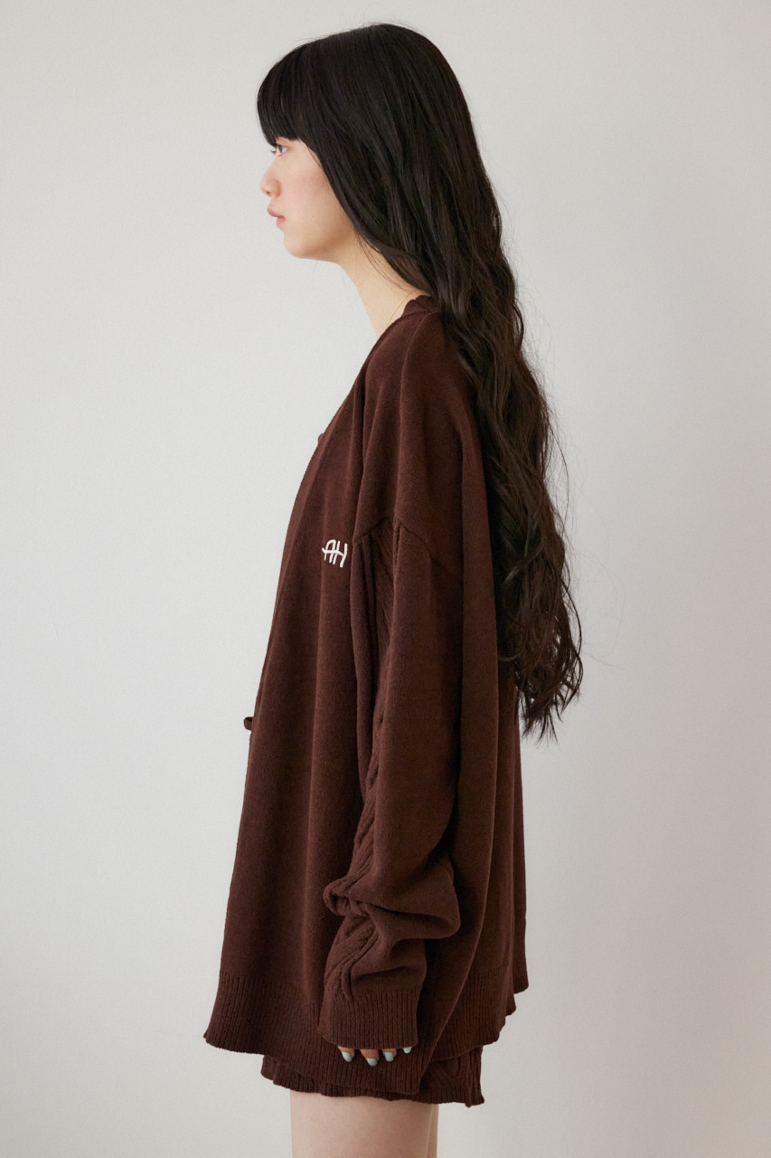 AZUL HOME】ホイップナイトケーブルロングカーディガン｜WOMEN