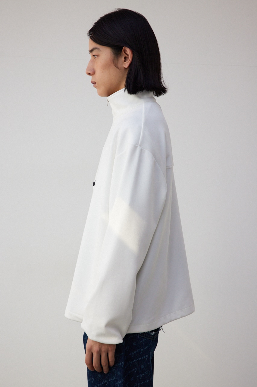 ワンポイント刺繍フェイクスウェードハーフジップ｜MEN｜251HST80-054C