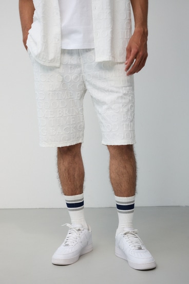 総柄パイルジャガードショートパンツ｜MEN｜251HST81-273E｜AZUL BY