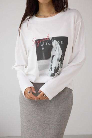 アソートフォトロングスリーブTシャツ｜WOMEN｜250IAA90-3591｜AZUL BY