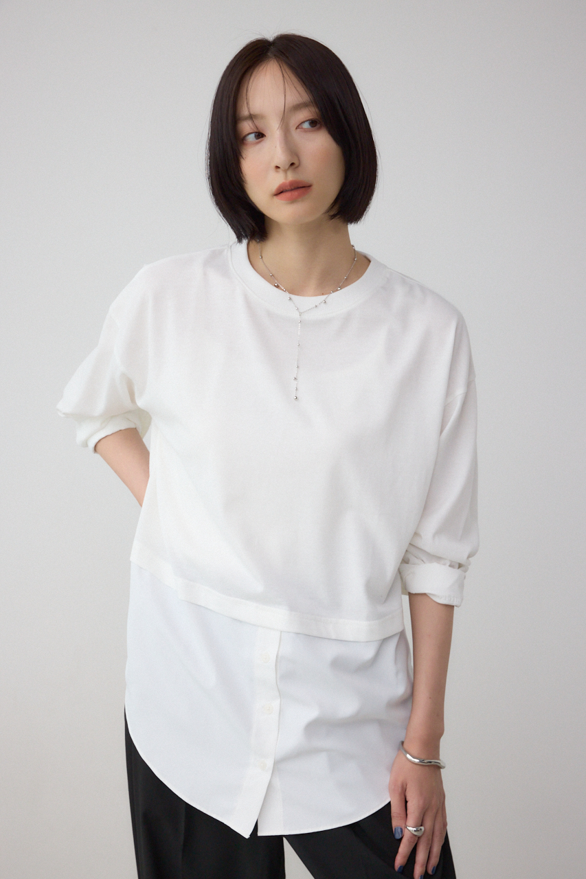 アソートデザインレイヤードトップス｜WOMEN｜250IAB80-1841｜AZUL BY