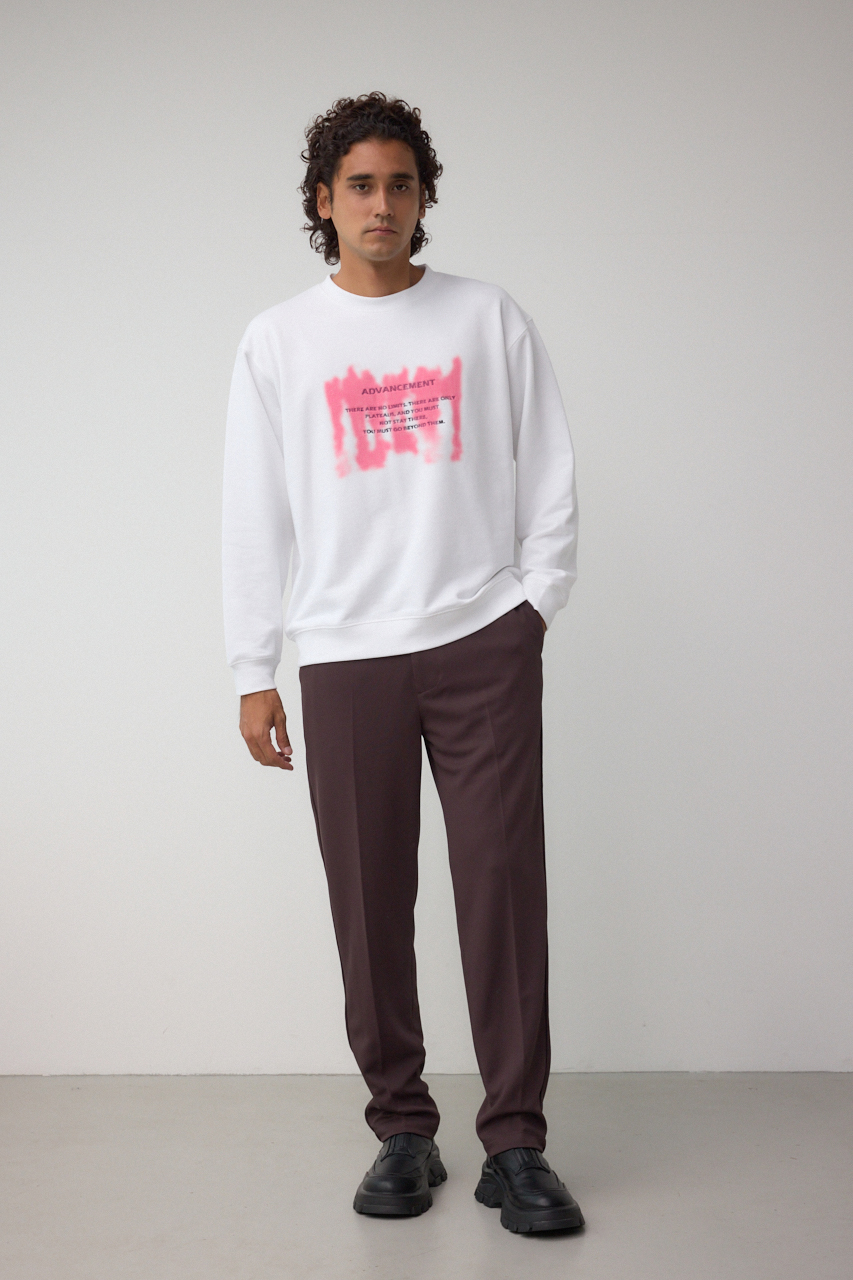 スプレー柄スウェットトップス｜MEN｜251IAT90-1281｜AZUL BY MOUSSY