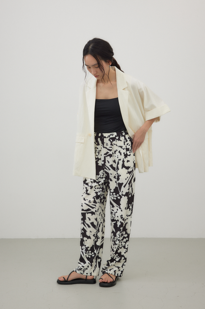 crie conforto】ブラーフラワープリントパンツ｜WOMEN｜254IST31-107D