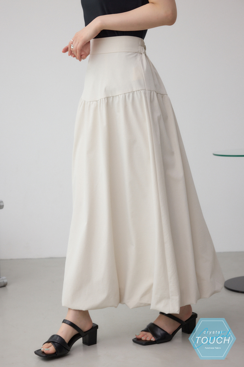 C/T撥水バルーンギャザースカート｜WOMEN｜250ISB31-518F｜AZUL BY