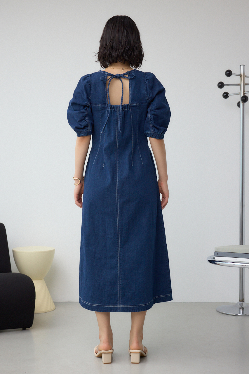 フロントジップ半袖デニムワンピース｜WOMEN｜250ISC13-490D｜AZUL BY