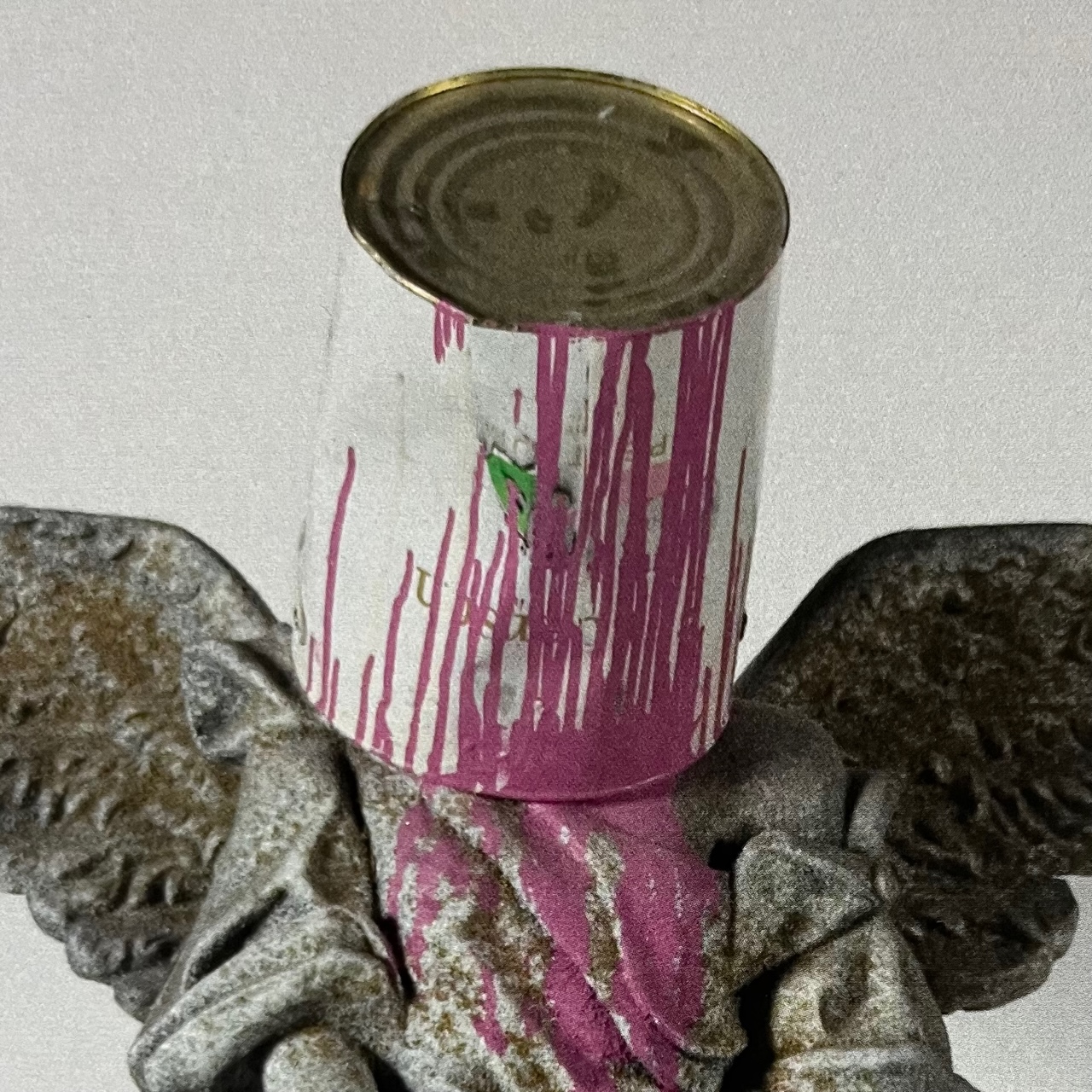 限定額装】Banksy Angel with Paint プリント/バンクシー 限定額装