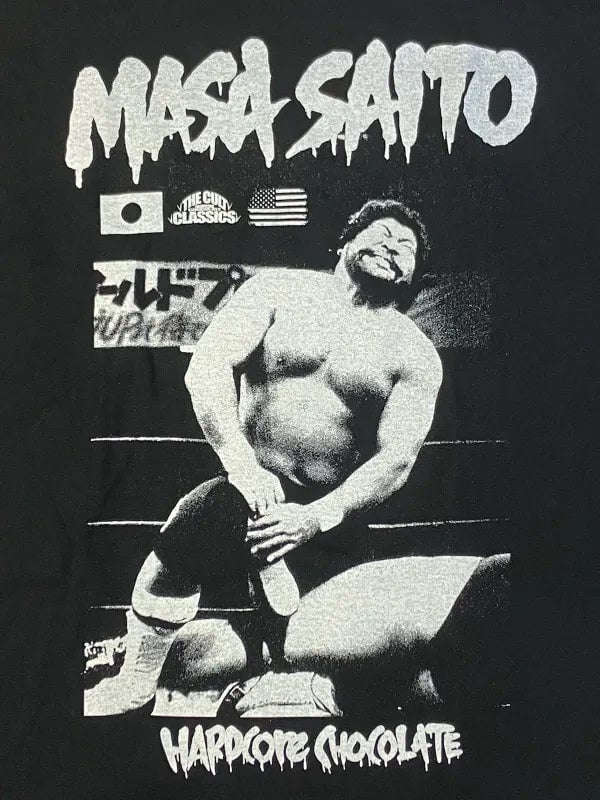 マサ斎藤 2024 ロングスリーブTシャツ (JAPAN・ブラック) – プロレス