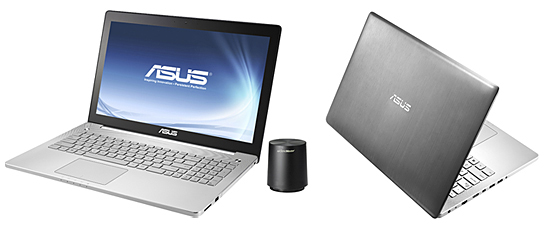 ASUS、15.6インチのマルチメディアノートPC「N550JV」、第4世代Core i7