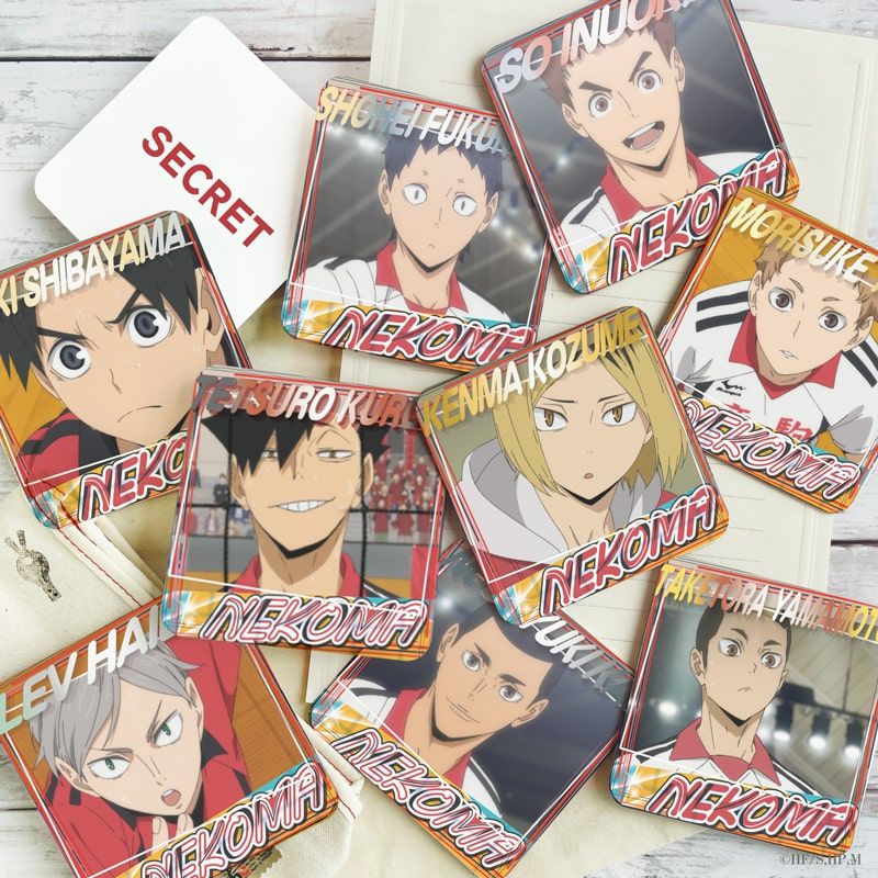 ハイキュー!! A page of youthコースター ランダム販売 青葉城西・角川