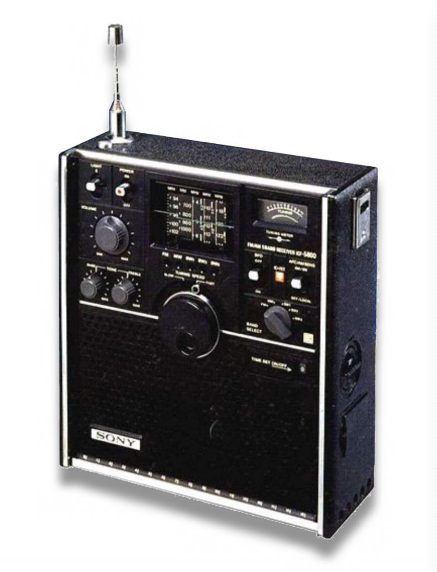 BCL傑作機 昭和レトロ SONY スカイセンサー 5800 動作品！！