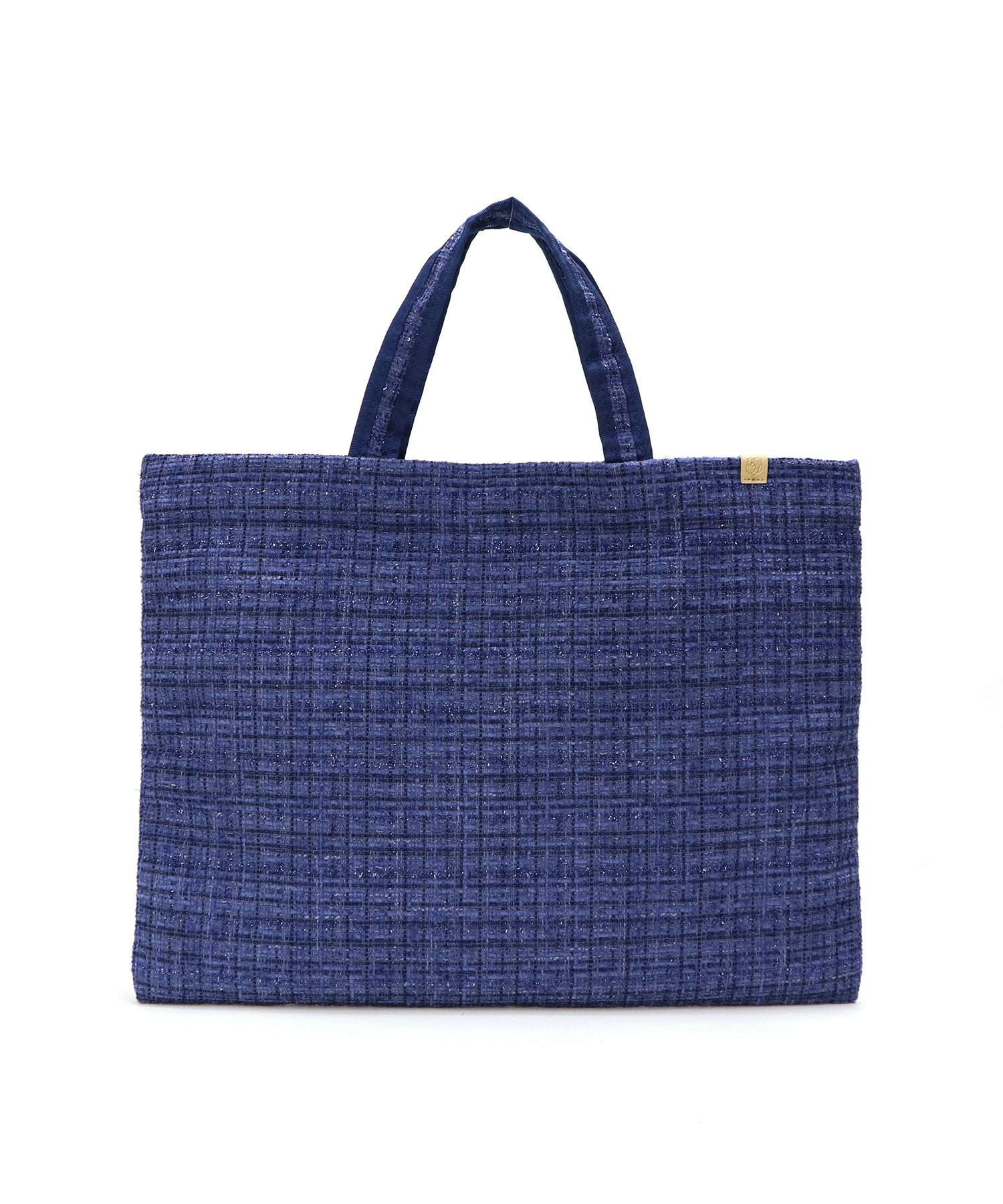 relac]A4サイズ ラメ感ツイード素材 トートバッグ | トートバッグ