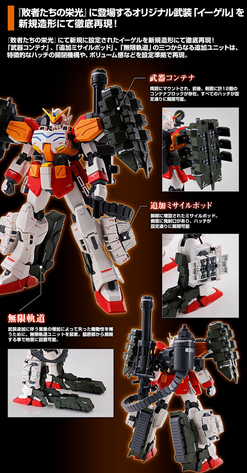 MG 1/100 ガンダムヘビーアームズ EW（イーゲル装備）｜プレミアム