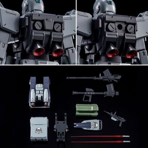 HG 1/144 陸戦型ジム（スレイヴ・レイス隊仕様）（パラシュート