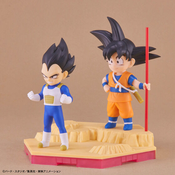 ドラゴンボールDAIMA プラモデル 孫悟空 (ミニ) & ベジータ (ミニ