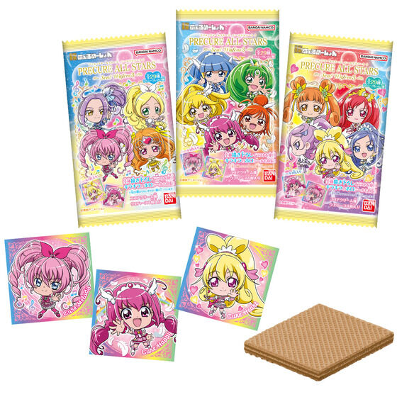 プリキュアオールスターズ キラキラカードグミ | バンダイによる、遊び