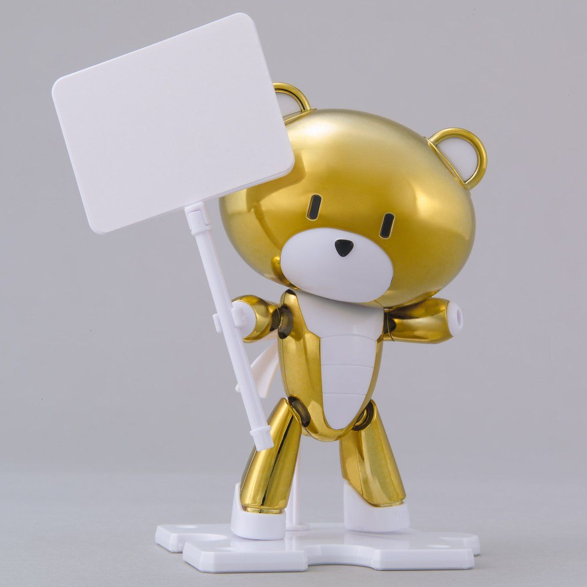 HG 1/144 ガンダムベース限定 プチッガイ ゴールドトップ&プラカード