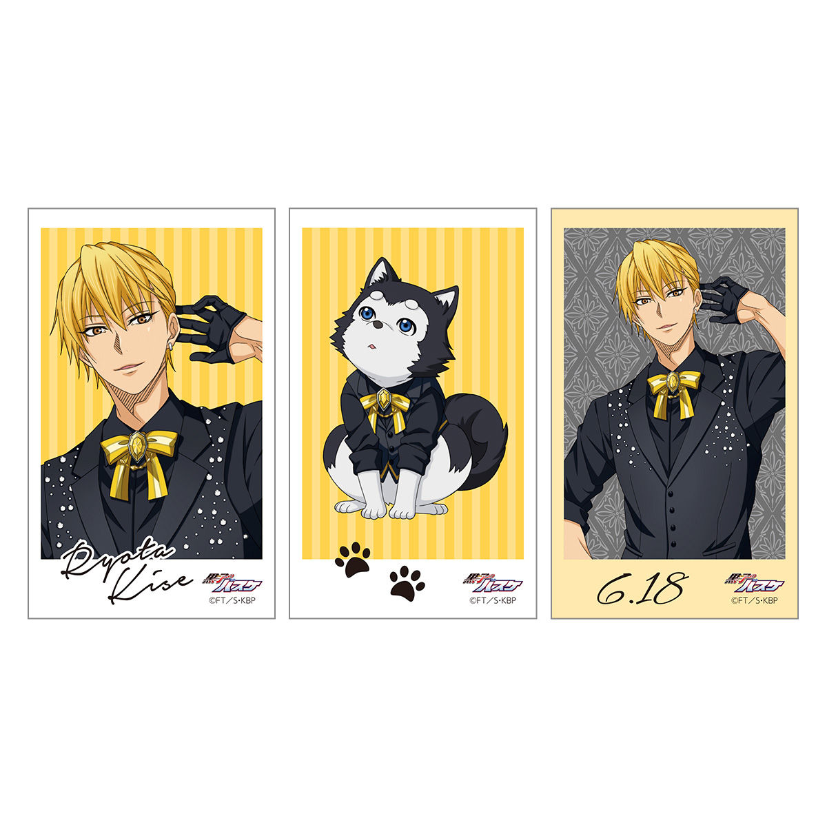 黒子のバスケ Black style Collection Ver.Kise」ミニイラストシート