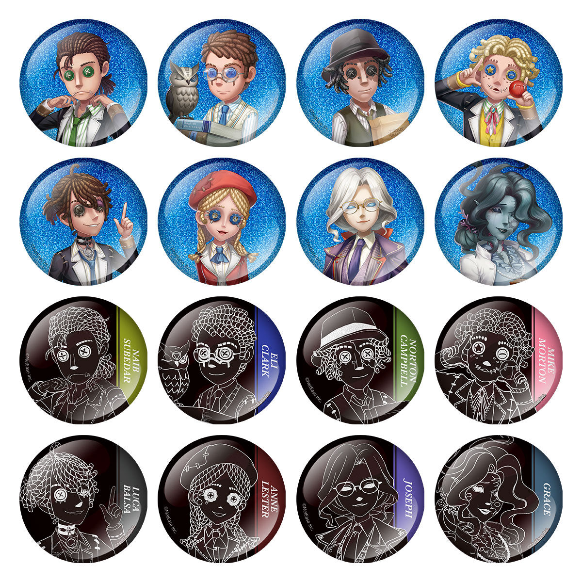 第五人格 探鉱者 缶バッジ セット スイパラ 星座 ナンジャタウン 第五