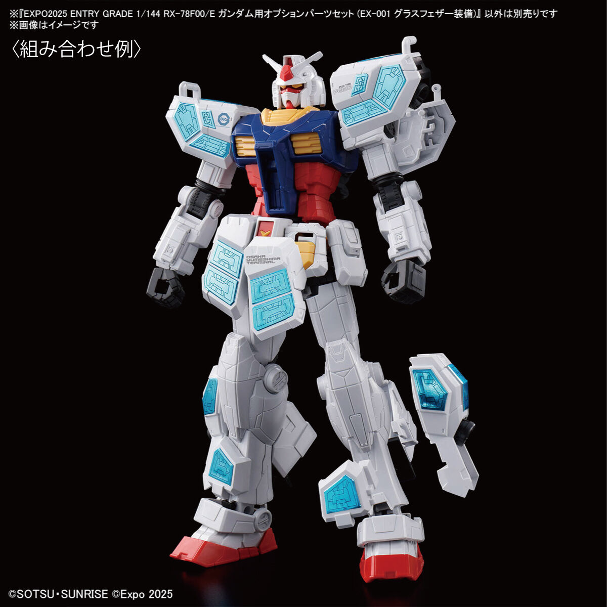 EXPO2025 ENTRY GRADE 1/144 RX-78F00/E ガンダム用オプション