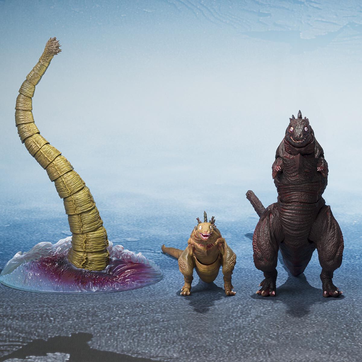 S.H.MonsterArts ゴジラ (2016) 第2形態＆第3形態＆巨大不明生物セット