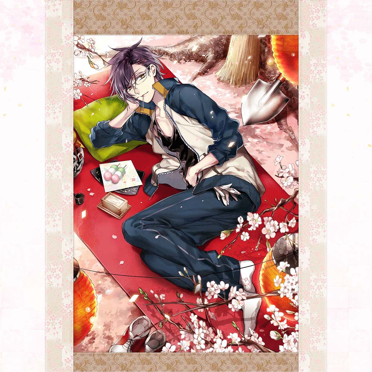 刀剣乱舞-ONLINE- 刀剣乱舞 一周年記念祝画 掛軸 第二弾【2次：2017年6