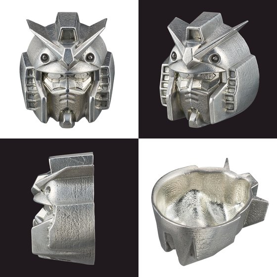 ガンダム・シャア専用ザクの頭部が“酒器”に変形 大河原邦男氏と400年の