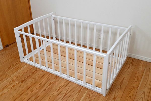 おふとんサークル（ひのきすのこ床板付き） | ベビーベッド・ベビー