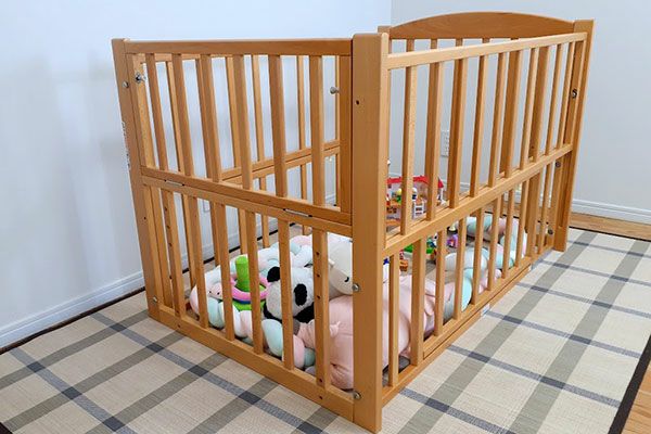 ツーオープンベッド b-side（ビーサイド）【ナチュラル】 | ベビー