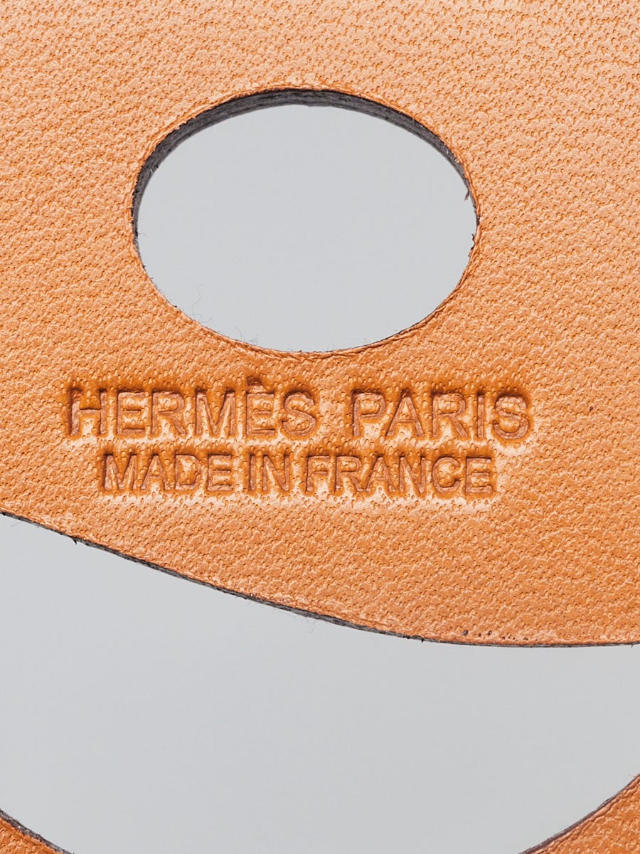 Hermes Natural Sable Swift Leather Paddock Cheval Horse Bag Charm