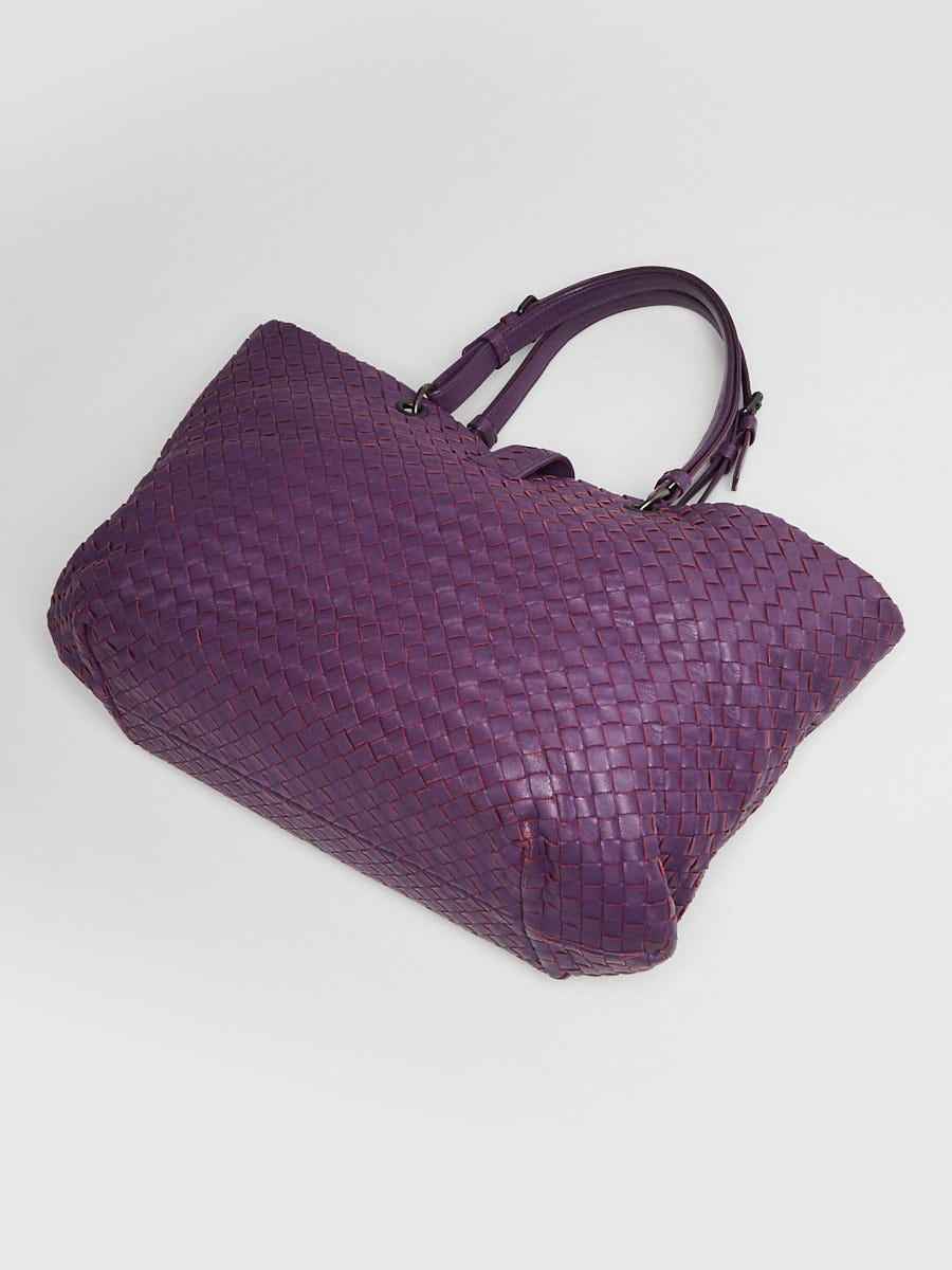 Bottega Veneta Purple Leather Capri Large Tote Bag | Yoogi's Closet