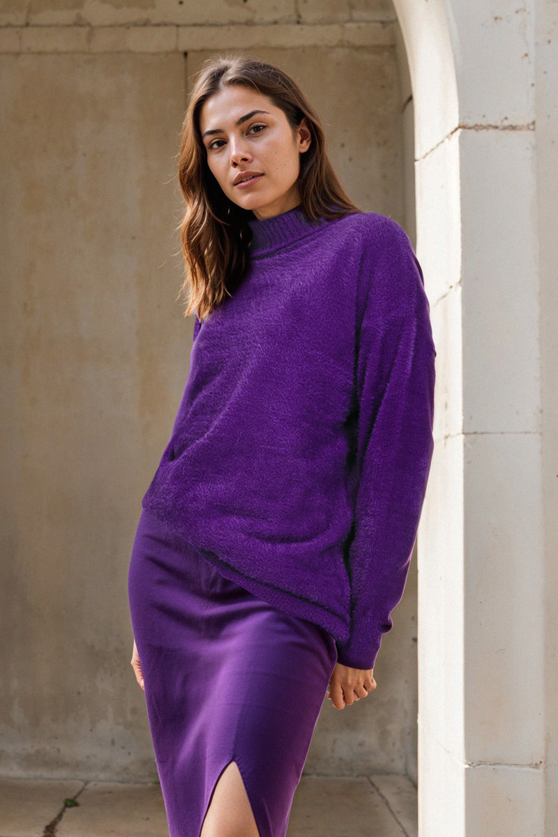 Bailey 44 Sana Sweater Top in Magenta | Bailey/44