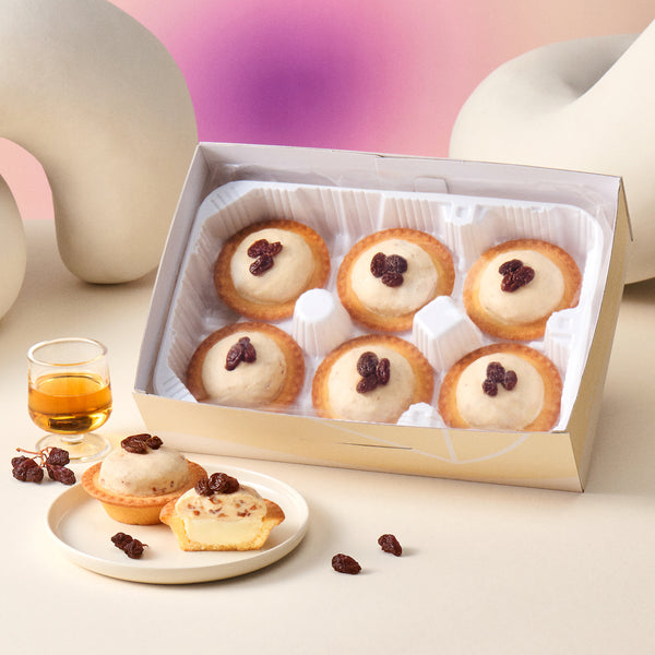 フロマージュタルト6P BOX〈ラムレーズン〉 | ベイク オンライン