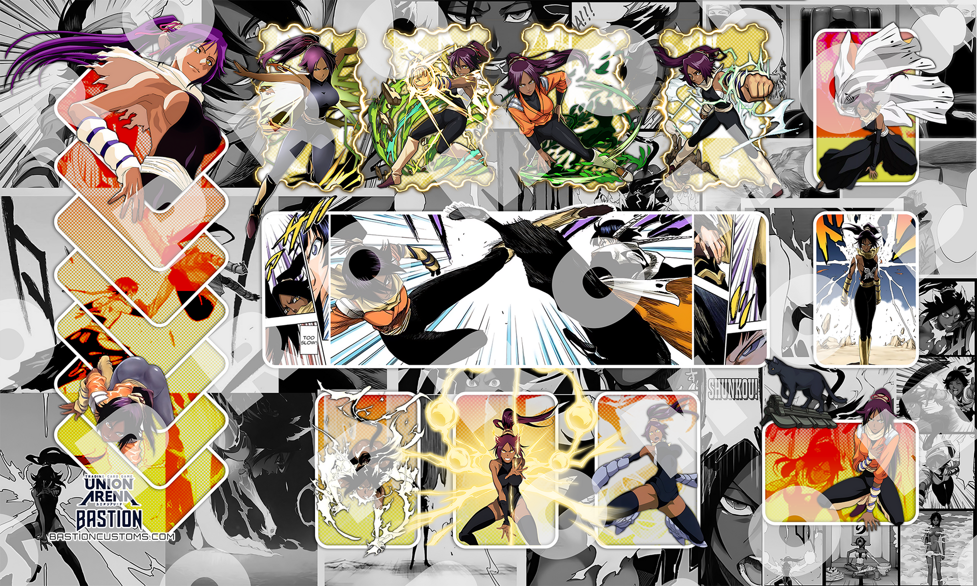Bleach Yoruichi - Union Arena Playmat – BastionCustoms
