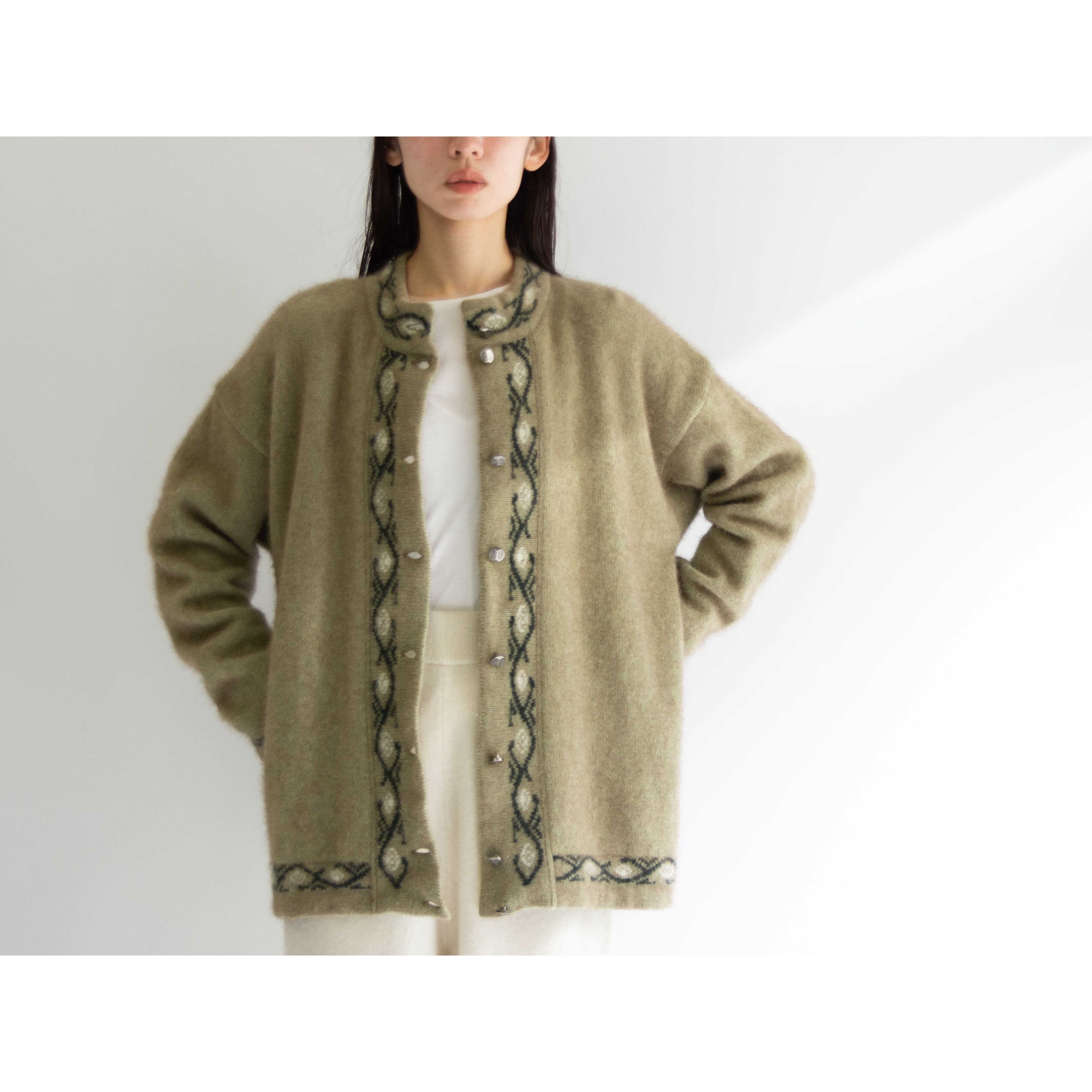 MERINO MINK】Made in New Zealand Wool-Possum-Polyamide Knit