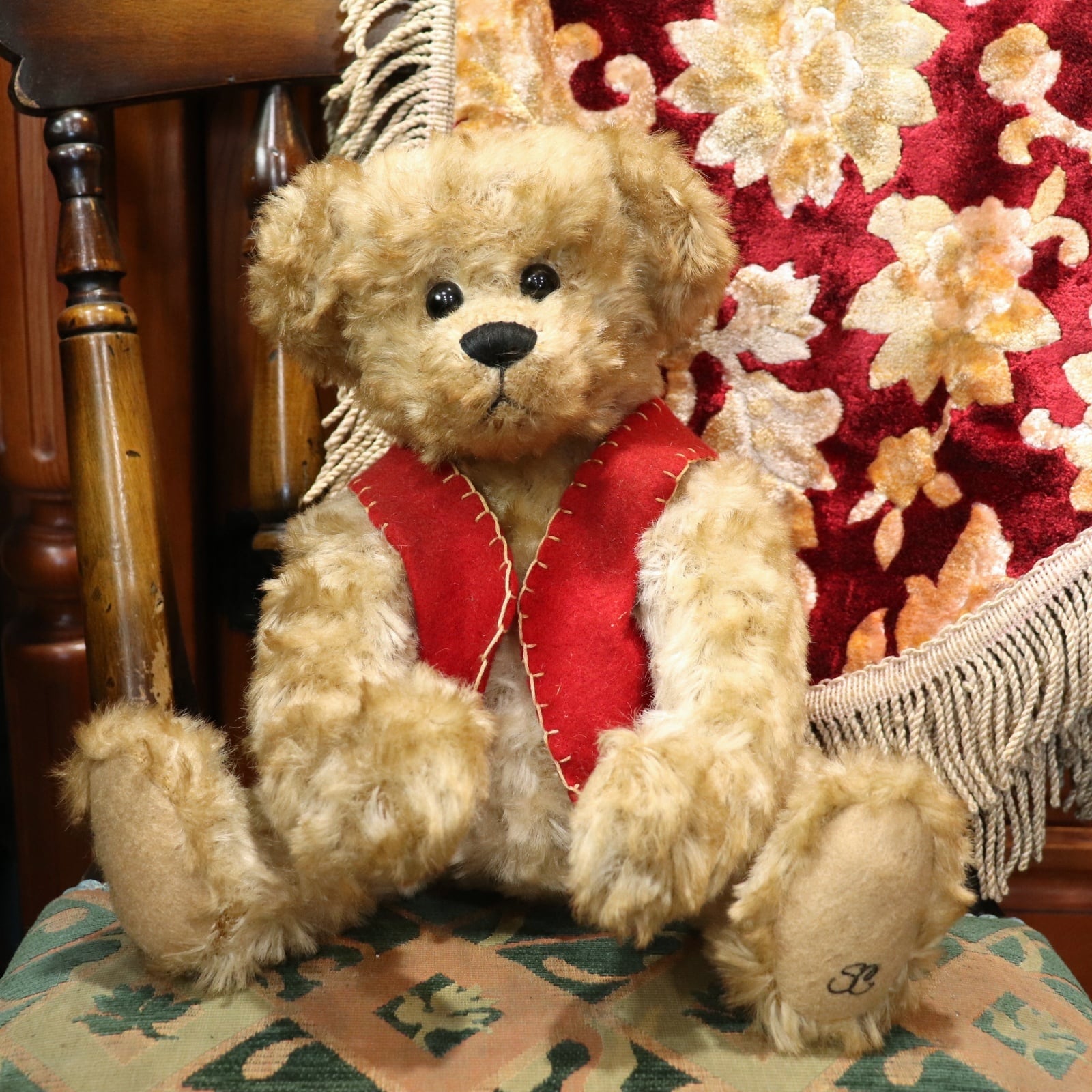 優雅なテディベアさん くま アーティストベア 海外作家様 ロシア