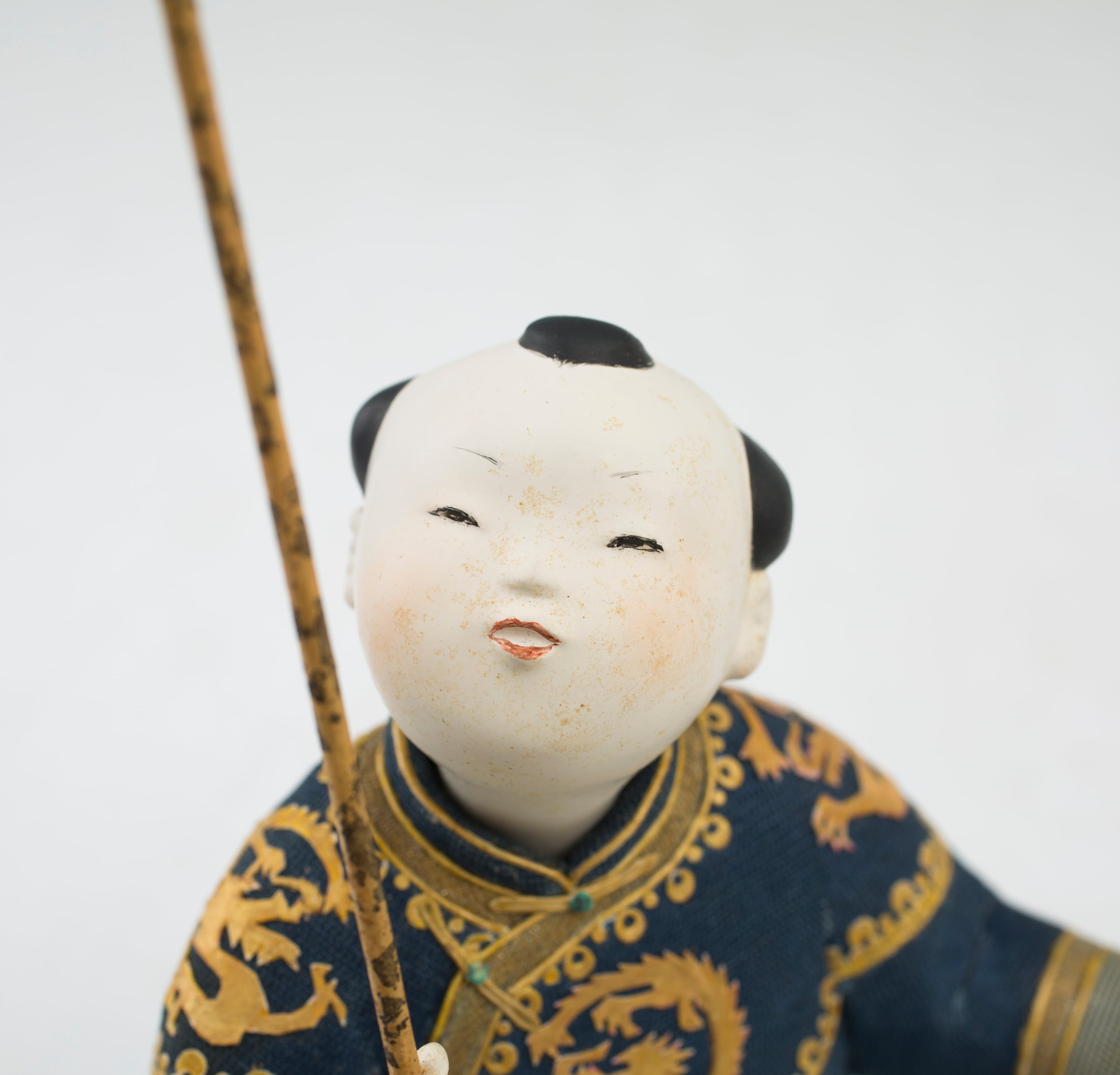 皿まわし 桑折秀子 唐子 人形 木目込 日本人形 置物 オブジェ