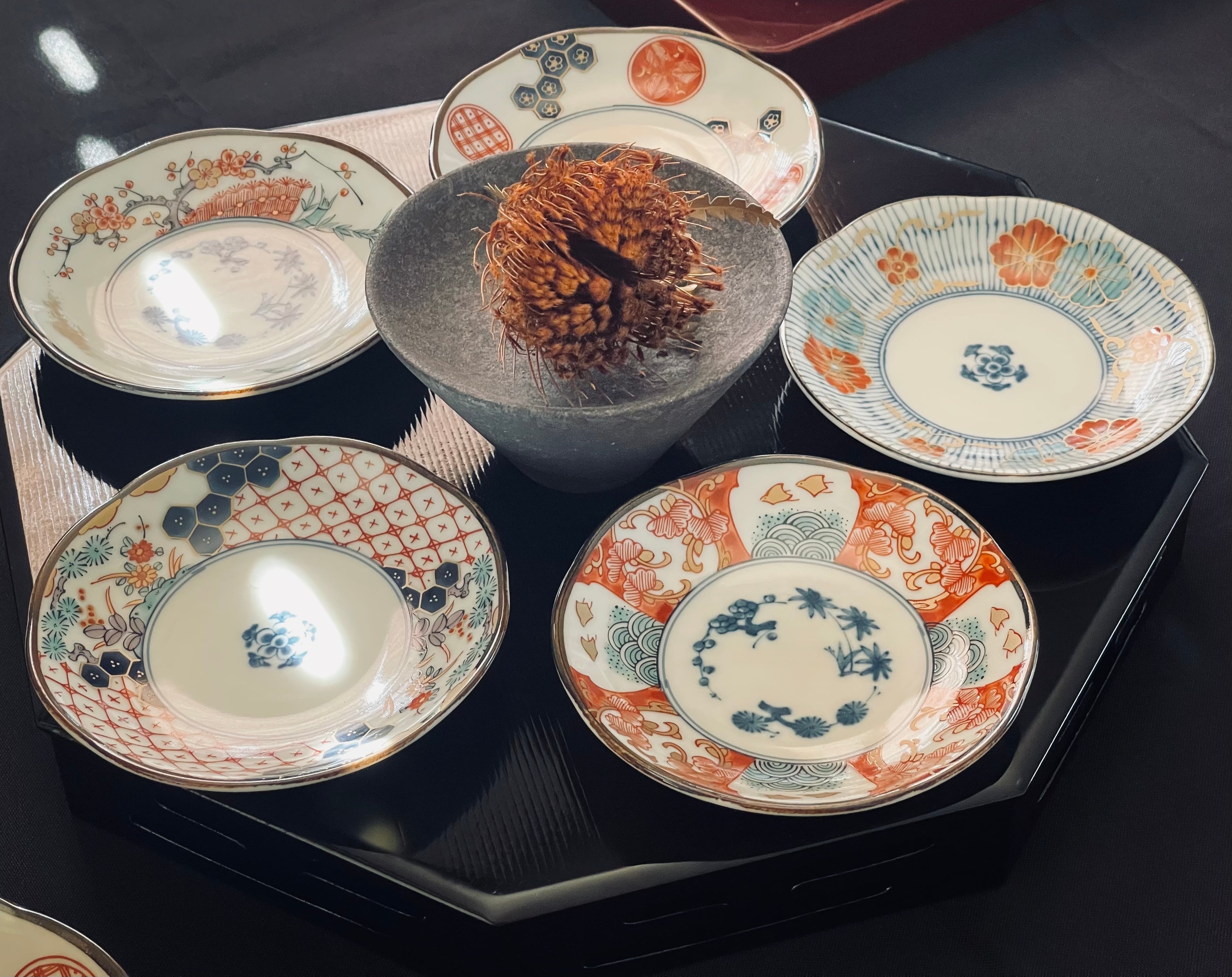 染錦古伊万里 小皿5枚揃 | Pay ID