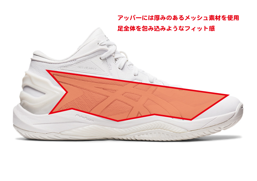 asics】GELBURST 27 ゲルバースト27 試着レビュー | バッシュの選び方