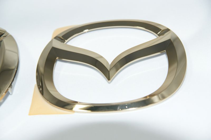 ゴールドメッキエンブレムセット マツダ アテンザ 4点セット