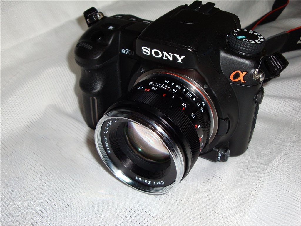 Zeiss Planar 50mmF1.4が使えました』 SONY α700 DSLR-A700 ボディ の